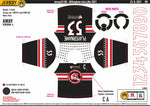 BILLINGHAM JUNIOR STARS BLACK GAME JERSEY