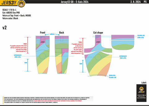 E-GALS PRO SUBLIMATED SOCKS