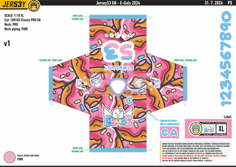 E-GALS FAN REPLICA - JUNIOR & SENIOR SIZES