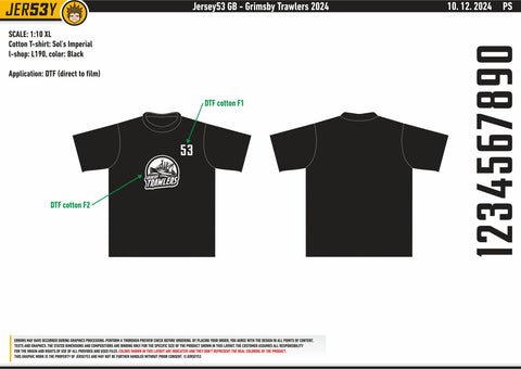 GRIMSBY TRAWLERS COTTON TSHIRT