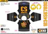 LEEDS WARRIORS GAME JERSEY