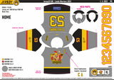 LEEDS WARRIORS GAME JERSEY