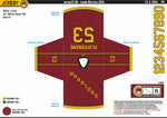 LEEDS WARRIORS TOURNAMENT JERSEY