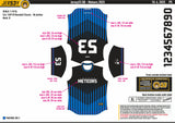 THE METEORS SOFTBALL CLASSIC BASEBALL CUT JERSEY