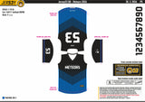 THE METEORS SOFTBALL REPRE CUT JERSEY