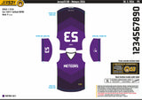 THE METEORS SOFTBALL REPRE CUT JERSEY