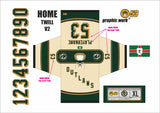 NOTTINGHAM OUTLAWS GAME JERSEY