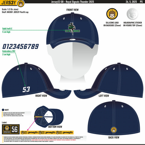 ROYAL SIGNALS FLEXFIT BASEBALL CAP