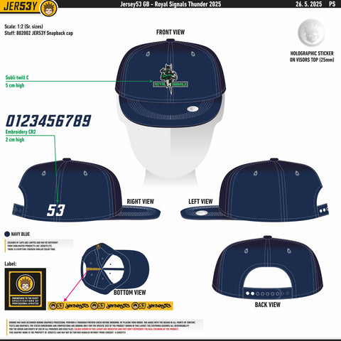 ROYAL SIGNALS SNAPBACK CAP