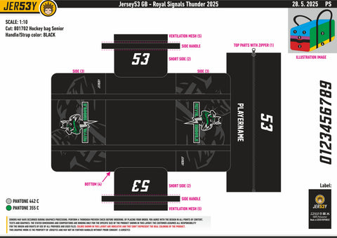 ROYAL SIGNALS HOCKEY BAG
