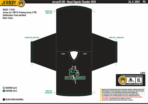 ROYAL SIGNALS TRAINING JERSEYS