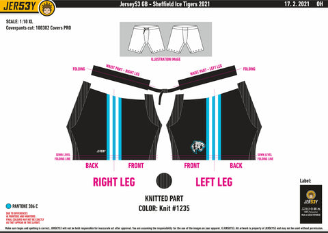 SHEFFIELD ICE TIGERS PRO PANT COVERS