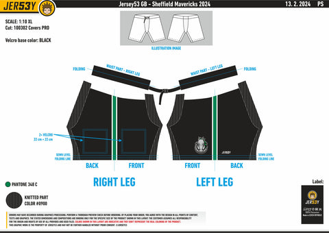 SHEFFIELD MAVERICKS HOME & AWAY PRO PANT COVER