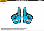 SHEFFIELD ICE TIGERS FOAM FINGER