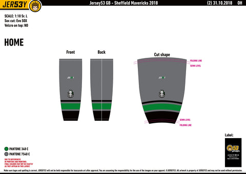SHEFFIELD MAVERICKS - EVO SUBLIMATED SOCKS
