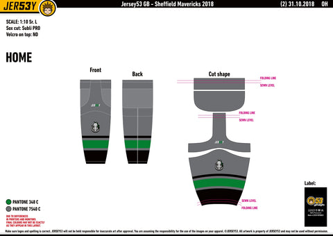 SHEFFIELD MAVERICKS - PRO SUBLIMATED SOCKS