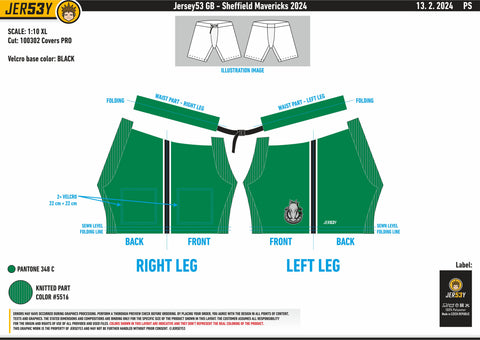 SHEFFIELD MAVERICKS HOME & AWAY PRO PANT COVER