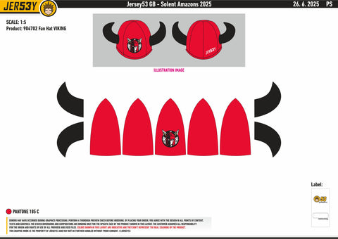 SOLENT AMAZONS - NOVELTY FAN HAT