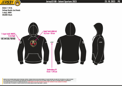 SOLENT SPARTANS HOODIE