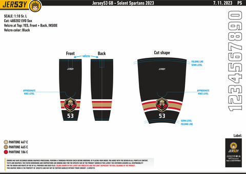 SOLENT SPARTANS GAME SOCKS