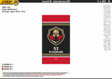 SOLENT SPARTANS SHOWER TOWEL