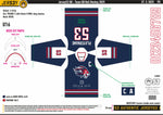 GB BALL HOCKEY U16 PLAYER GAME JERSEY 2025