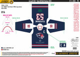 GB BALL HOCKEY U16 PLAYER GAME JERSEY 2025