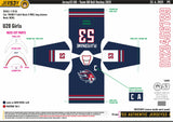 GB BALL HOCKEY U20 WOMANS PLAYER GAME JERSEY 2025