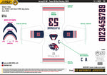 GB BALL HOCKEY U16 PLAYER GAME JERSEY 2025