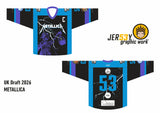 UK DRAFT ROCK THEME 2026 - JUNIOR SIZE JERSEYS