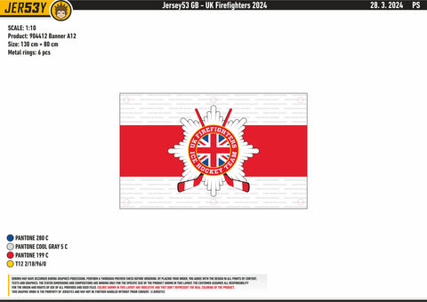 UK FIREFIGHTERS BANNER