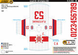 UK FIREFIGHTERS WHITE JERSEY