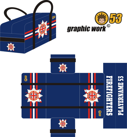 UK FIREFIGHTERS HOCKEY BAG