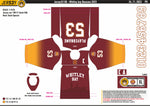 WHITLEY BAY U16 JUNIOR BEACONS GAME JERSEY