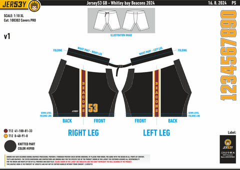 WHITLEY BAY BEACONS PRO PANT COVER