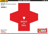 ICE HOCKEY TRAINING JERSEY - "HOCKEY AND CHILL"