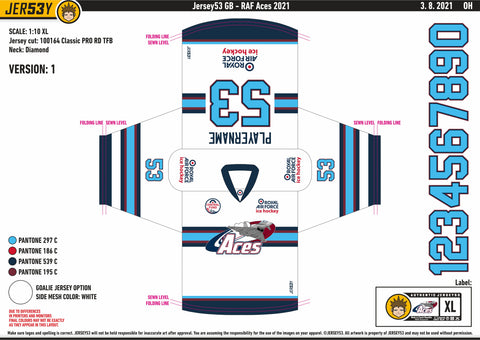 ACES GAME JERSEY WHITE