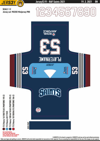 SAINTS MINI PRO JERSEY