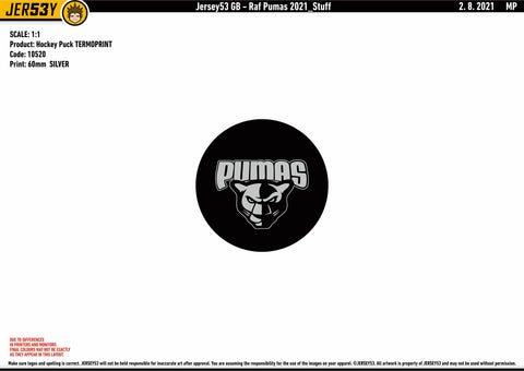 PUMAS OFFICIAL GAME PUCK